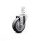 Service Caster 4 Inch Thermoplastic Rubber Wheel Swivel 3/4 Inch Square Stem Caster SCC SCC-SQ20S414-TPRB-34 - alternate 1
